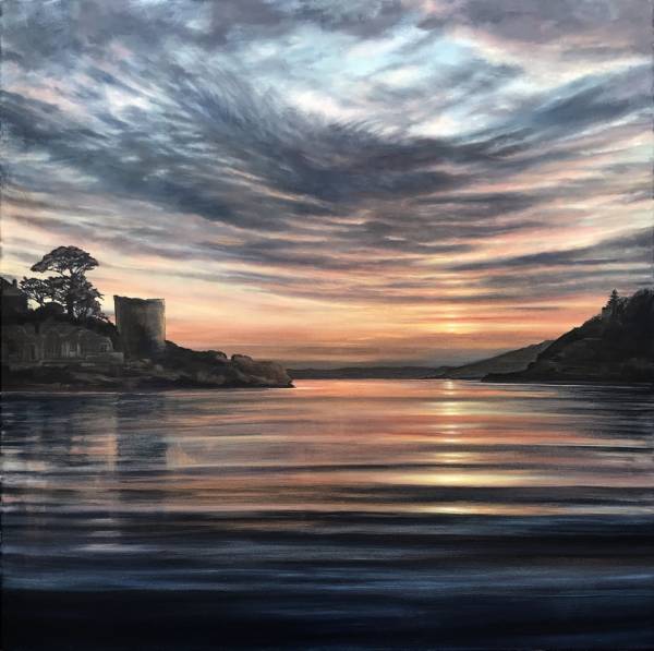 - Acrylic on Canvas, Painting by Catriona MacEachen, measuring 79 x 79 cm (H x W) framed at 99 x 99 cm £2500